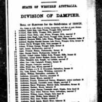 1919 Commonwealth Electoral Roll