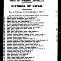 1910 Commonwealth Electoral Roll